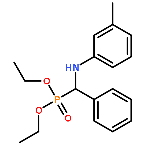 Phosphonic acid, [[(3-methylphenyl)amino]phenylmethyl]-, diethyl ester