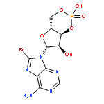 Adenosine, 8-bromo-,cyclic 3',5'-(hydrogen phosphate)