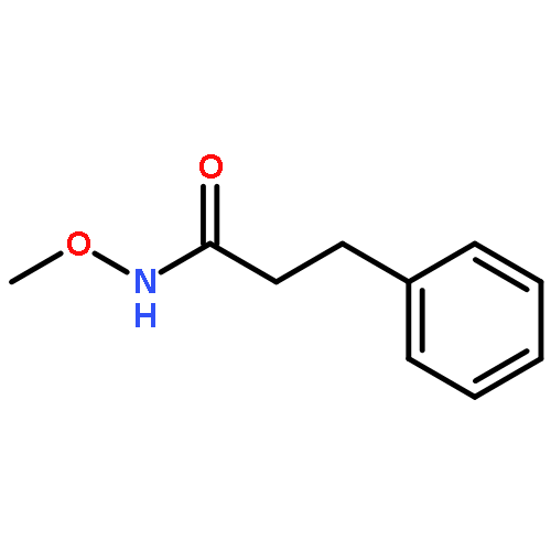 Benzenepropanamide, N-methoxy-