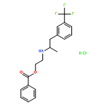 2-((1-(3-(Trifluoromethyl)phenyl)propan-2-yl)amino)ethyl benzoate hydrochloride