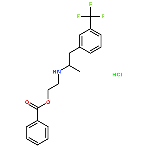 2-((1-(3-(Trifluoromethyl)phenyl)propan-2-yl)amino)ethyl benzoate hydrochloride