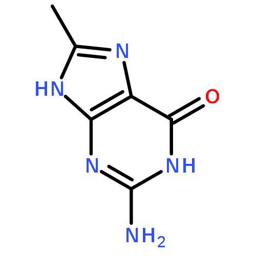 6H-Purin-6-one,2-amino-1,9-dihydro-8-methyl-