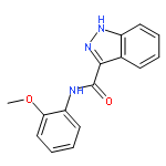 1H-Indazole-3-carboxamide, N-(2-methoxyphenyl)-