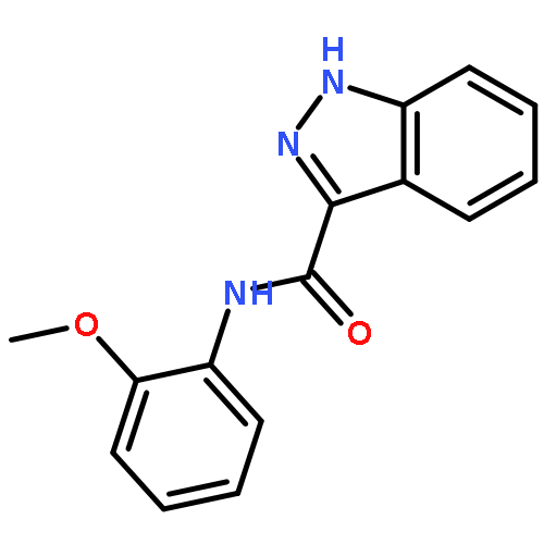 1H-Indazole-3-carboxamide, N-(2-methoxyphenyl)-