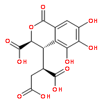 Butanedioic acid,[(3S,4S)-3-carboxy-3,4-dihydro-5,6,7-trihydroxy-1-oxo-1H-2-benzopyran-4-yl]-,(2S)-