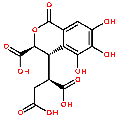 Butanedioic acid,[(3S,4S)-3-carboxy-3,4-dihydro-5,6,7-trihydroxy-1-oxo-1H-2-benzopyran-4-yl]-,(2S)-