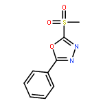 2-(methylsulfonyl)-5-phenyl-1,3,4-oxadiazole