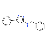 1,3,4-Oxadiazol-2-amine, 5-phenyl-N-(phenylmethyl)-