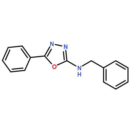 1,3,4-Oxadiazol-2-amine, 5-phenyl-N-(phenylmethyl)-