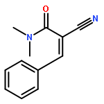 2-Propenamide, 2-cyano-N,N-dimethyl-3-phenyl-