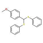 Benzene, 1-[bis(phenylthio)methyl]-4-methoxy-