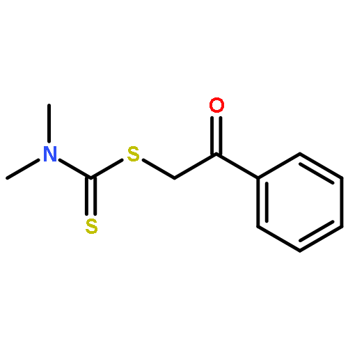 Carbamodithioic acid,dimethyl-, 2-oxo-2-phenylethyl ester (9CI)