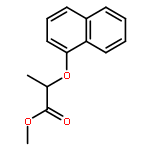 Propanoic acid, 2-(1-naphthalenyloxy)-, methyl ester, (+)-