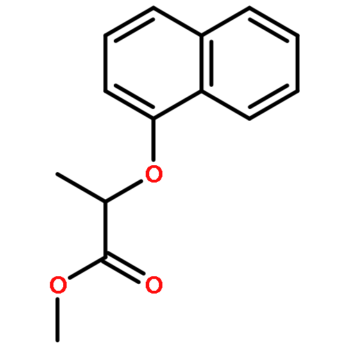 Propanoic acid, 2-(1-naphthalenyloxy)-, methyl ester, (+)-