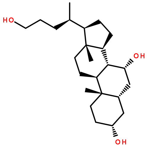 Cholane-3,7,24-triol, (3a,5b,7a)-