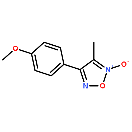 1,2,5-Oxadiazole, 3-(4-methoxyphenyl)-4-methyl-, 5-oxide