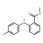 Benzoic acid, 2-[(4-chlorophenyl)amino]-, methyl ester