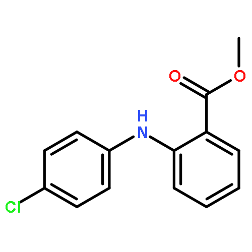 Benzoic acid, 2-[(4-chlorophenyl)amino]-, methyl ester