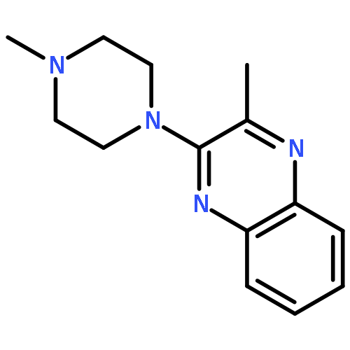 Quinoxaline, 2-methyl-3-(4-methyl-1-piperazinyl)-