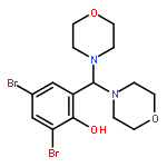 Phenol, 2,4-dibromo-6-(di-4-morpholinylmethyl)-