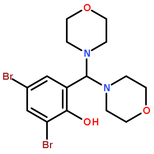 Phenol, 2,4-dibromo-6-(di-4-morpholinylmethyl)-