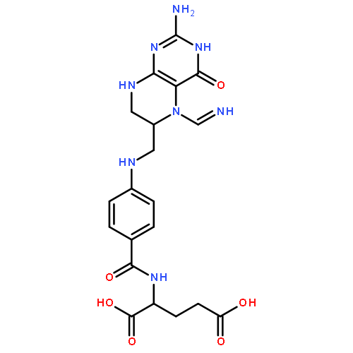 N-[4-({[2-amino-5-(iminomethyl)-4-oxo-3,4,5,6,7,8-hexahydropteridin-6-yl]methyl}amino)benzoyl]glutamic acid