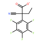 Benzeneacetic acid, a-cyano-2,3,4,5,6-pentafluoro-,ethyl ester