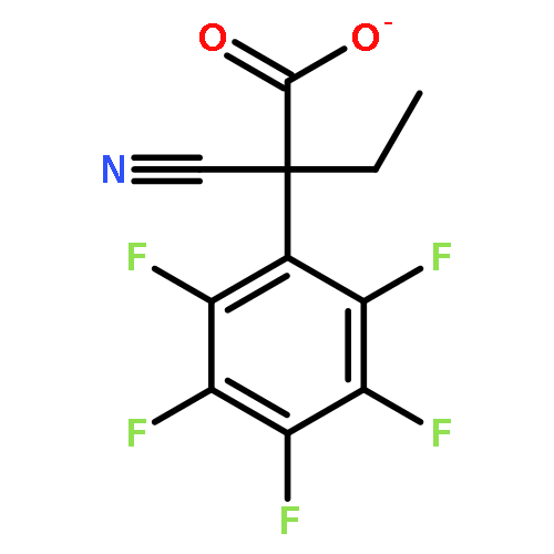 Benzeneacetic acid, a-cyano-2,3,4,5,6-pentafluoro-,ethyl ester