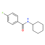 Benzamide, N-cyclohexyl-4-fluoro-