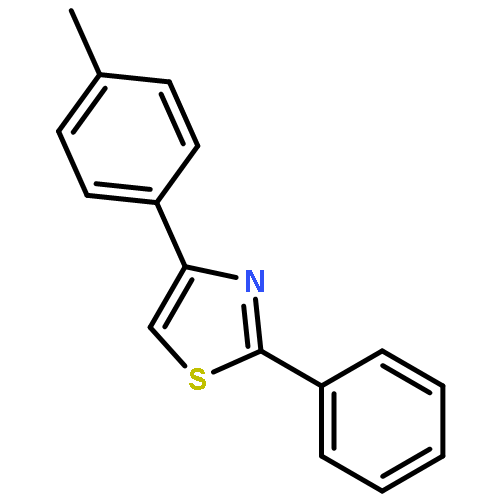 Thiazole,4-(4-methylphenyl)-2-phenyl-