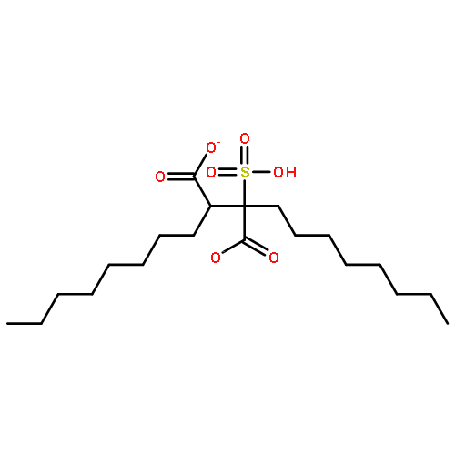 Butanedioic acid,2-sulfo-, 1,4-dioctyl ester