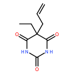 2,4,6(1H,3H,5H)-Pyrimidinetrione,5-ethyl-5-(2-propen-1-yl)-