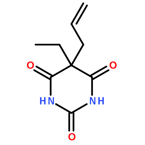 2,4,6(1H,3H,5H)-Pyrimidinetrione,5-ethyl-5-(2-propen-1-yl)-