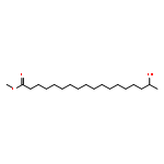 Octadecanoic acid, 17-hydroxy-, methyl ester