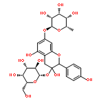 4H-1-Benzopyran-4-one,7-[(6-deoxy-a-L-mannopyranosyl)oxy]-3-(b-D-glucopyranosyloxy)-5-hydroxy-2-(4-hydroxyphenyl)-