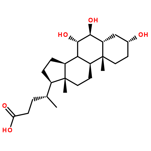 Cholan-24-oic acid,3,6,7-trihydroxy-, (3a,5b,6b,7a)-
