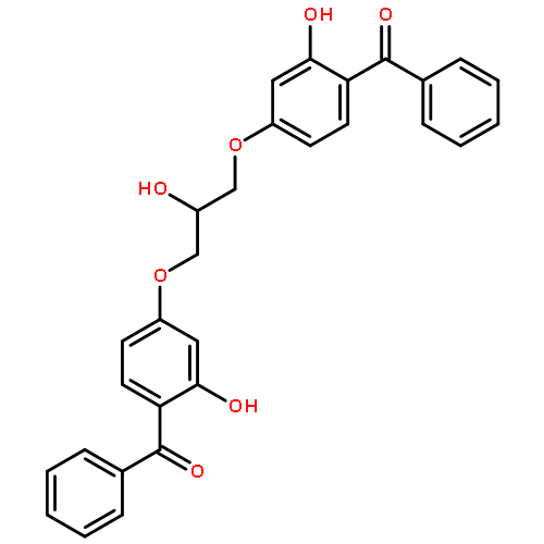 {(2-hydroxypropane-1,3-diyl)bis[oxy(2-hydroxybenzene-4,1-diyl)]}bis(phenylmethanone)