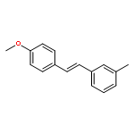 Benzene, 1-[(1E)-2-(4-methoxyphenyl)ethenyl]-3-methyl-