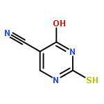 4-Hydroxy-2-mercapto-pyrimidine-5-carbonitrile