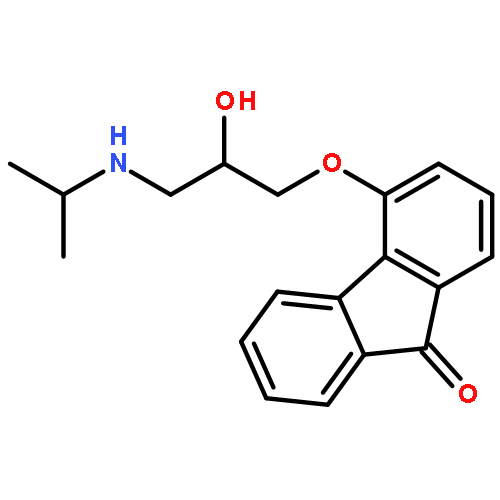 9H-Fluoren-9-one, 4-[2-hydroxy-3-[(1-methylethyl)amino]propoxy]-