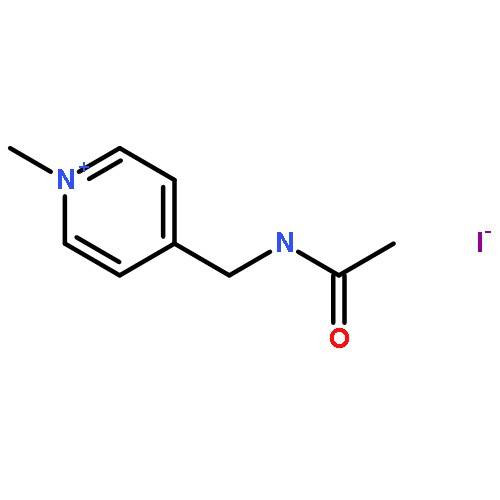 Pyridinium, 4-[(acetylamino)methyl]-1-methyl-, iodide