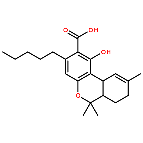 6H-Dibenzo[b,d]pyran-2-carboxylicacid, 6a,7,8,10a-tetrahydro-1-hydroxy-6,6,9-trimethyl-3-pentyl-, (6aR,10aR)-