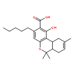 6H-Dibenzo[b,d]pyran-2-carboxylicacid, 6a,7,10,10a-tetrahydro-1-hydroxy-6,6,9-trimethyl-3-pentyl-, (6aR,10aR)-