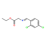 Glycine, N-[(2,4-dichlorophenyl)methylene]-, ethyl ester