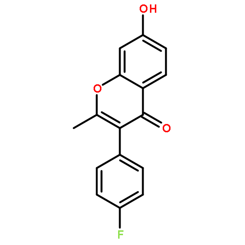 3-(4-Fluoro-phenyl)-7-hydroxy-2-methyl-chromen-4-one