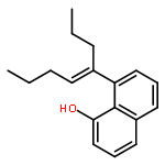 1-Naphthalenol, 8-[(1E)-1-propyl-1-pentenyl]-