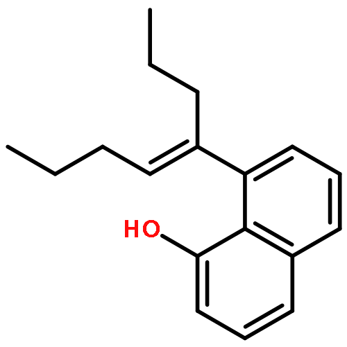 1-Naphthalenol, 8-[(1E)-1-propyl-1-pentenyl]-