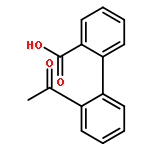 [1,1'-Biphenyl]-2-carboxylic acid, 2'-acetyl-