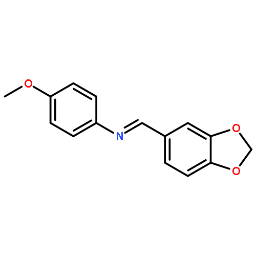 Benzenamine,N-(1,3-benzodioxol-5-ylmethylene)-4-methoxy-