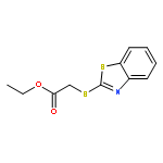 ethyl (1,3-benzothiazol-2-ylsulfanyl)acetate